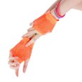thumbnail image 3 of Bearachild 1 juego de disfraces con guantes de red, ropa especial, suministros para fiestas de los años 80, accesorios de cosplay para clubes nocturnos, Kits de decoración para fiestas naranja Bearachild HA060873-03, 3 of 6