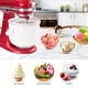 thumbnail image 4 of Accesorio para máquina de helados para batidora de soporte Kitchenaid, compatible con Kitchen Aid 4.5 cuartos de galón y batidora más grande, yogur congelado de 2 cuartos de galón, máquina de helado y, 4 of 5