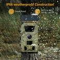 thumbnail image 5 of VTIN 60MP 4K UHD Solar Trail Camera - 0.1s Fast Trigger, 940nm Invisible IR Night Vision, IP66 Waterproof Dual-Power WiFi Bluetooth for Outdoor Wildlife Monitoring, 5 of 11