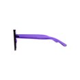 thumbnail image 3 of Womens Heart Shape Thick Panel Rimless Plastic Sunglasses Purple, 3 of 4