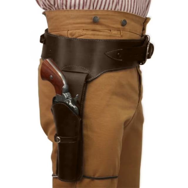 Cinturón con funda personalizada, funda de tela de vaquero occidental, funda para revólver, cinturón con funda vintage
