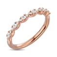 thumbnail image 2 of Diamond Wedding Band 1/5 ct tw in 14K Rose Gold, 2 of 4