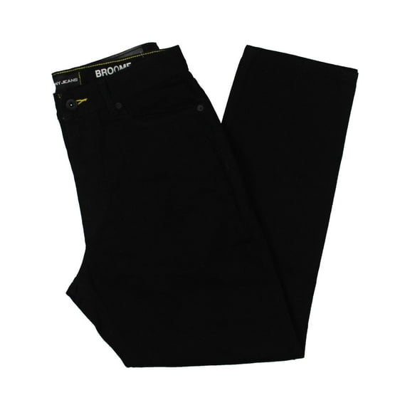 DKNY Jeans Womens Pocket High Rise Cropped Jeans