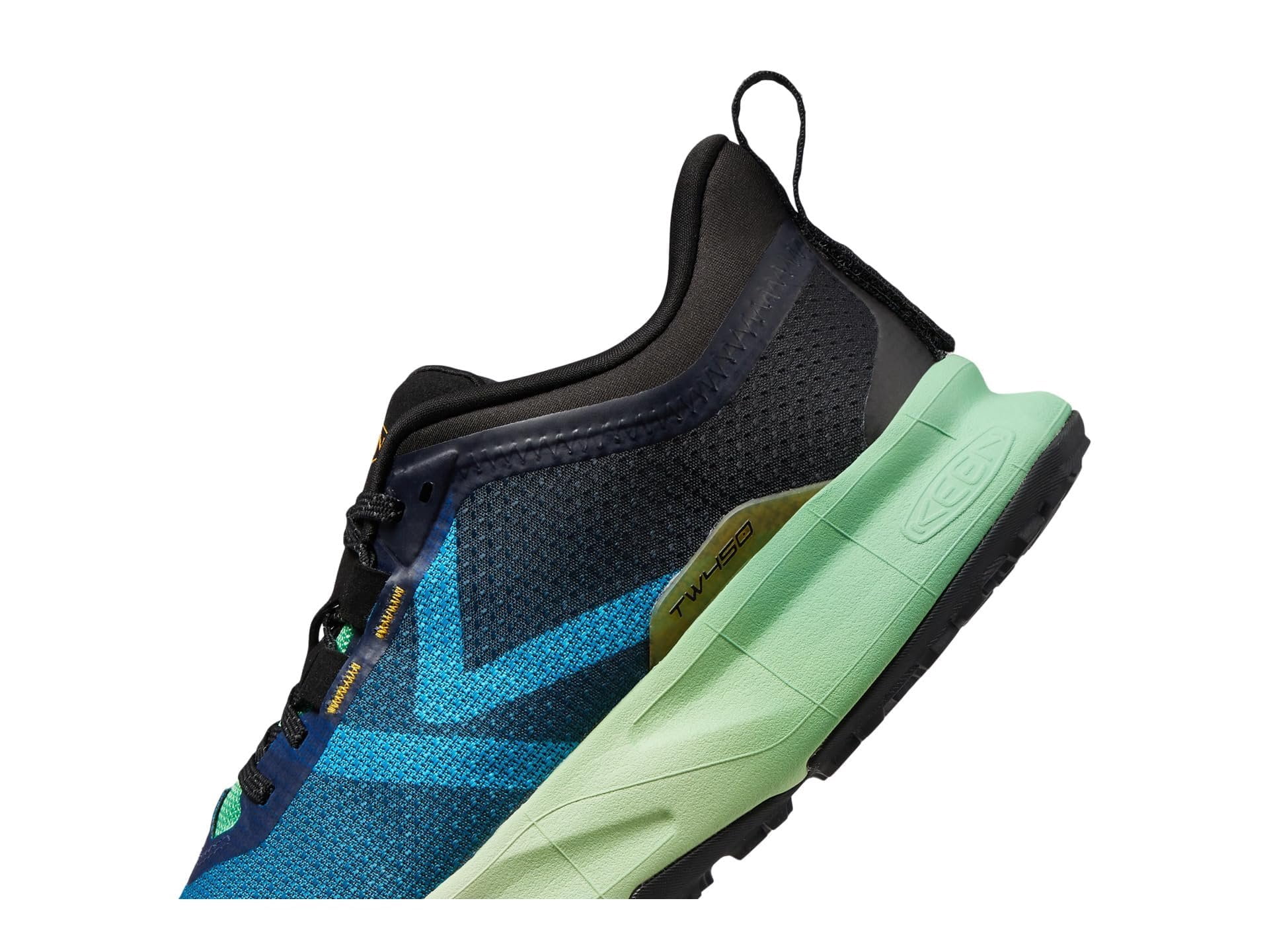 KEEN Men's 450 Dirt Hiking Shoe, Blue Danube/Absinthe Green, 13