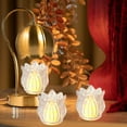 thumbnail image 4 of Xecvkr LED Acrylic Electronic Candle Light Christmas Night Light Multicolor Tulip Style Energy Saving Small Home Table Lamp 2.55in 6pcs, 4 of 6