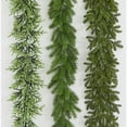 thumbnail image 4 of SUSHANG Green Festive Christmas Vine, Reusable & Flexible Versatile Garland for Wreath Embellishment, Door Hanging, Stair Handrail and Hotel Mall Showcase Scene Decoration, 4 of 9