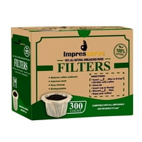 Impresserve Unbleached Paper Coffee Filters - 300 Count