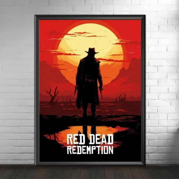 Kna Prints - Red Dead Redemption Poster Wild West Legends Edition - Kir 8319, UNFRAMED-8x12