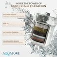 thumbnail image 2 of Aquasure High Capacity Universal Shower Filter with Replaceable Multi-Stage Filter Cartridge – Reduces Itching, Eczema & Acne into Revitalized Hair, Nails & Skin Fast - White, 2 of 8