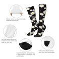 thumbnail image 6 of Fotbe Daisies Flowers print Women's Men's Novelty Crew Socks Cotton Socks Knee High Socks for Walking,Running,Nurses,Pregnancy, 6 of 9