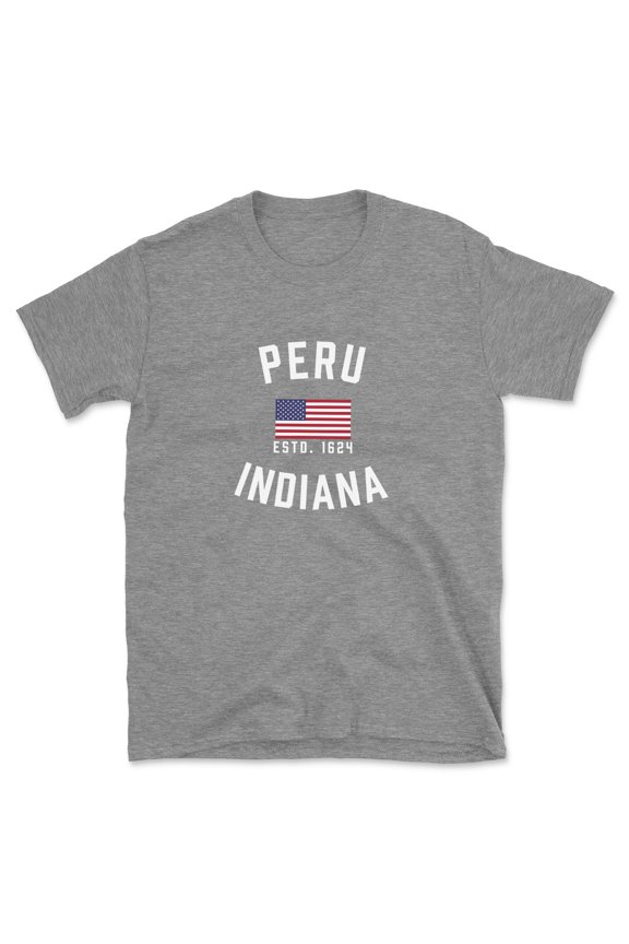 Peru Indiana Patriot Men's Cotton T-Shirt