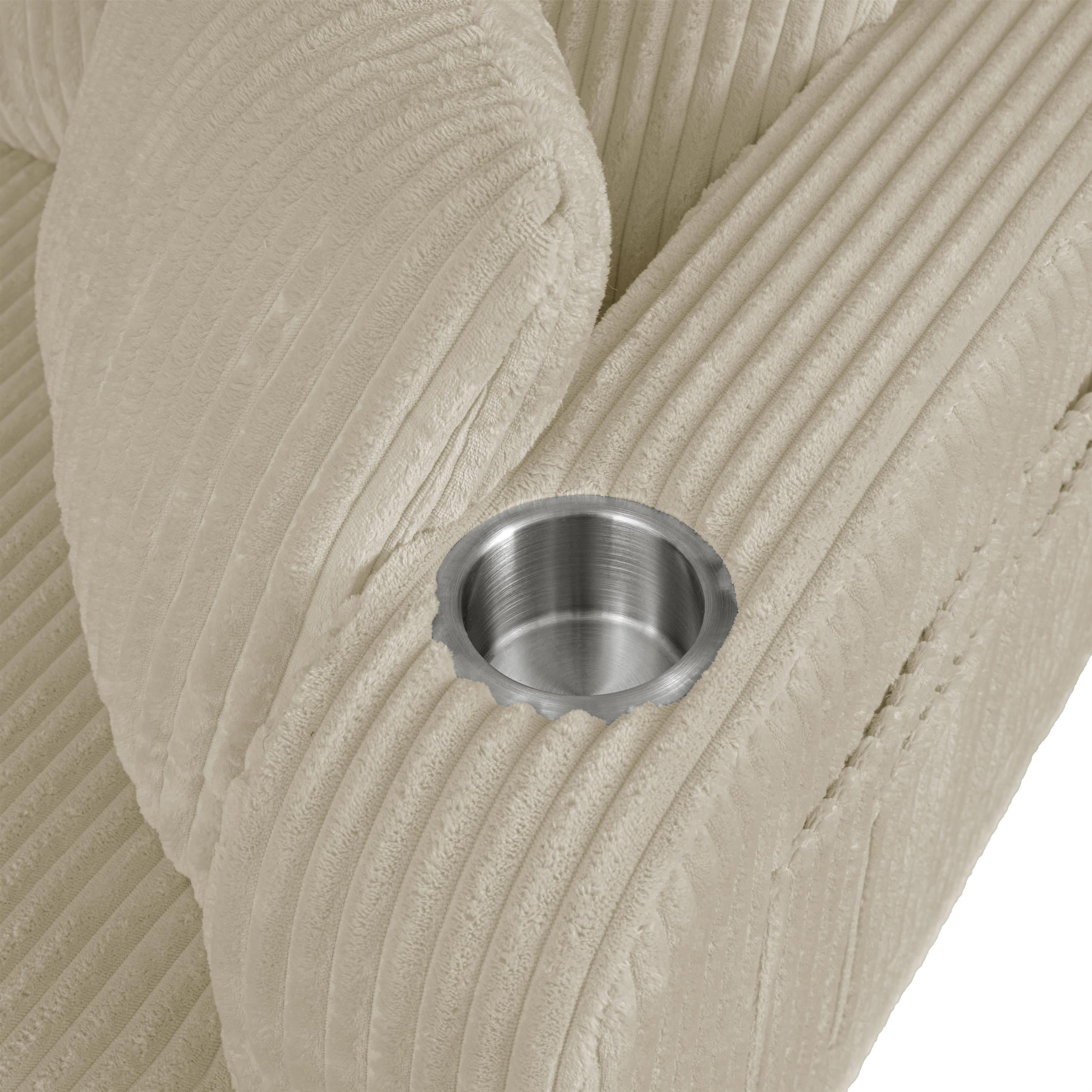 Furniture of America Fayen Modern Small Space Chenille Fabric Loveseat with Pillow, Beige