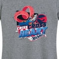 thumbnail image 3 of Hot Wheels - Criss Cross Heart - Women's Short Sleeve Graphic T-Shirt, 3 of 5