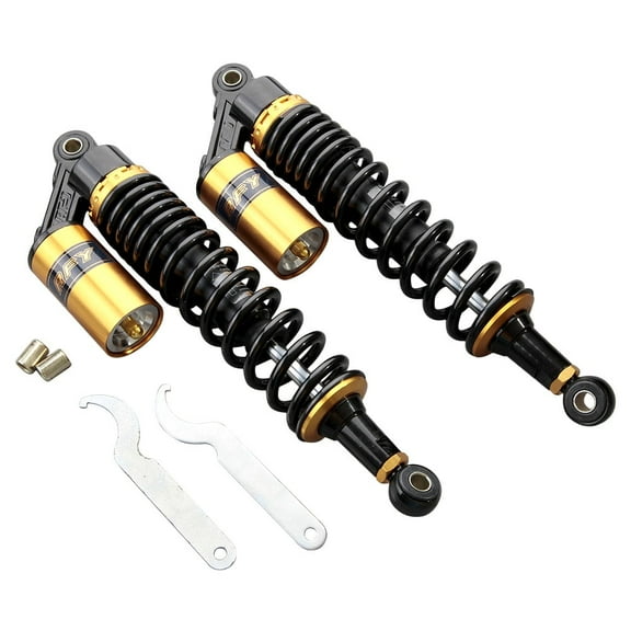 ZS Universal 13.5" 340mm Suspension Air Shocks Absorber for Yamaha Honda Kawasaki Suzuki Quad Bike