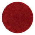thumbnail image 2 of Unique Loom Everyday Shag Collection Area Rug - Solid (7' Round Cherry Red), 2 of 5