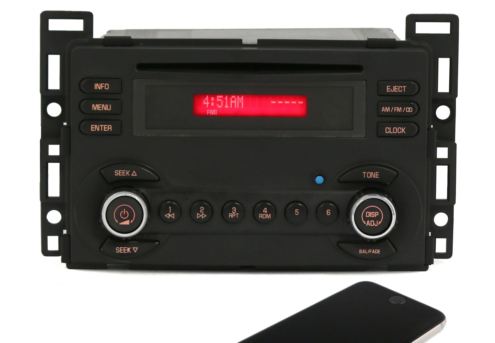 0607 Pontiac G6 AM FM Radio CD Player w Bluetooth Part 15825302 Option