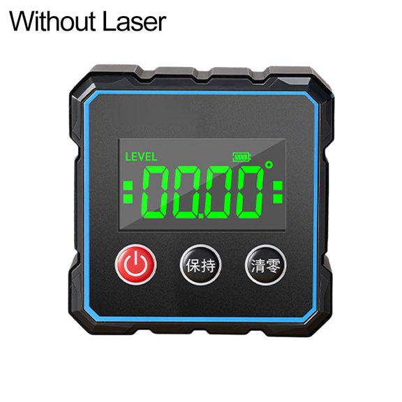 Electronic Digital Angle Finder, 5-side Strong Magnetic Angle Gauge, Table Saw Miter Protractor, Woodworking Measuring Tool, Level Box for Hangin, Finder Measuring Tool for Woodworking Tablesaw