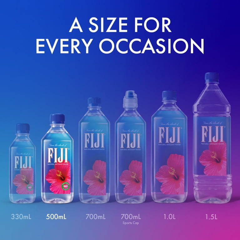 FIJI Natural Artesian Bottled Water, 16.9 fl oz, 6 Pack photo 2
