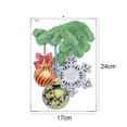 thumbnail image 4 of Cuadros Decorativos Pegatinas de Navidad para ventana pintura de diamantes 5D DIY pegatina Ehuebsd de Papá Noel 2022 decoraciones navideñas pegatina de vidrio para ventana calcomanía de pared, 4 of 4