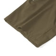 thumbnail image 3 of Cotton Athletic Shorts with Pockets and Elastic Waistband, Solid Color Men's Activewear Workout Shorts, Comfortable Fit, Outdoor Wear (Khaki, M), 3 of 4