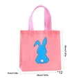 thumbnail image 3 of Honmine 12-Piece Easter Gift Bags Set, Rabbit Pattern Holiday Decorative Bags, Available in 6 Colors, Spring Party Favor Bags, 3 of 6