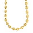 thumbnail image 1 of 14k Yellow Gold Puffed Mariner Link Chain Necklace, 4.7mm, 24", 1 of 1