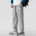 thumbnail image 3 of Pantalones deportivos para hombre, pantalones cortos lisos con gráficos finos, pantalones deportivos de verano para hombre, ropa de calle plana, ropa popular coreana de diseñador, 3 of 5