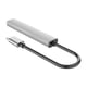 thumbnail image 1 of Methold Adaptador tipo c a USB Hub Laptop 5Gbps Splitter Keyboard Scanner Hot Swab Bajo consumo de energía Convertidor de aleación de aluminio Juegos de teclado y mouse para computadora, 1 of 1
