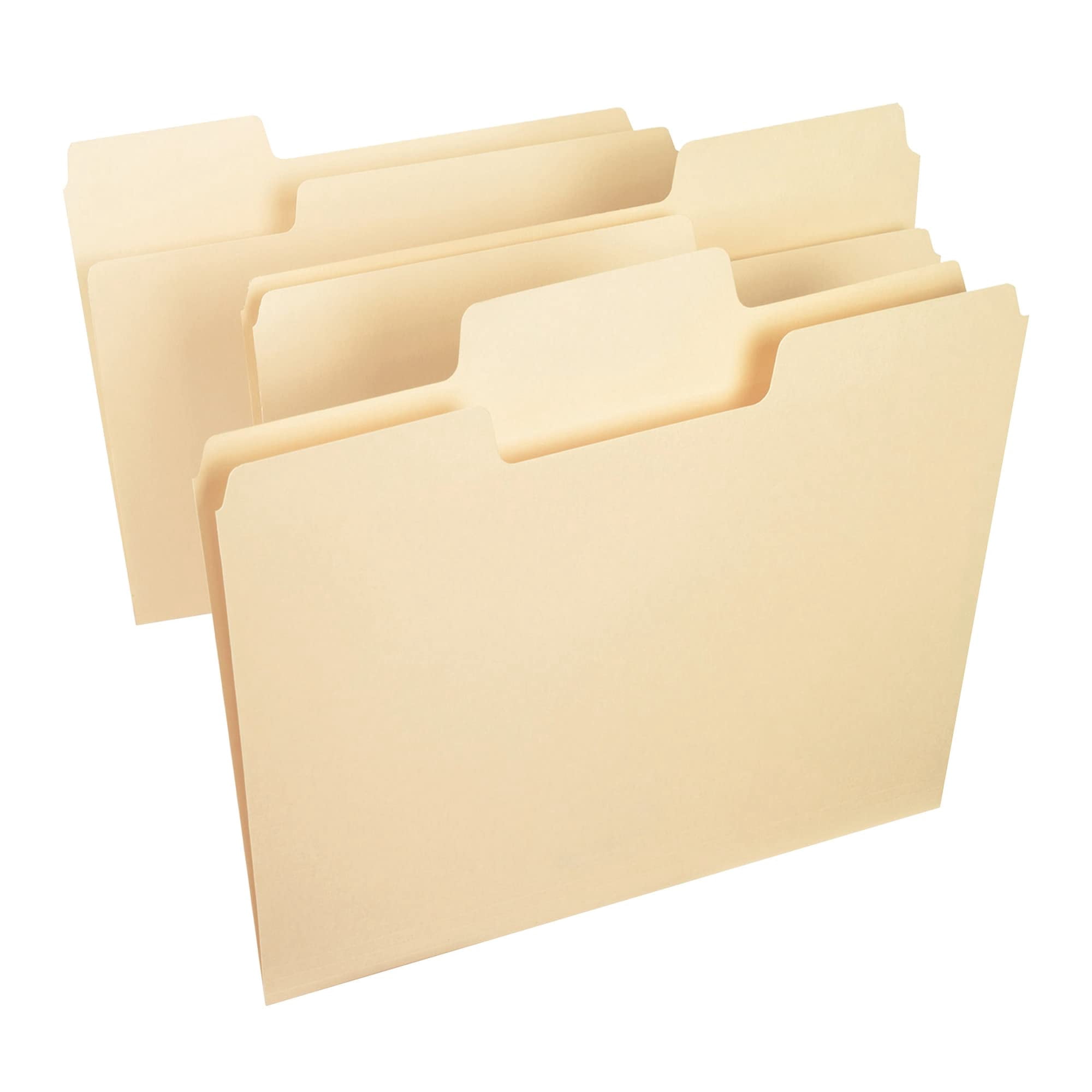 Smead Blank Card Guide Plain 3"H x 5"W Manila 100 per Box (55030)