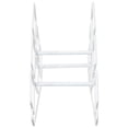 thumbnail image 5 of Sunnydaze Modern 6-Bottle Triangular Wine Rack - Indoor Steel Wire Tabletop Accent - White, 5 of 5