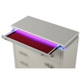 thumbnail image 3 of GALAXY HOME FURNISHINGS USA Perla LED Chest Made with Wood in Milky White, 3 of 3