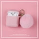 thumbnail image 2 of LLavero de felpa de bola de piel de zorro rosa, funda de silicona para auriculares Airpods 1 2, auriculares inalámbricos protectores, lindo, divertido, Invierno xuanjing  unisex, 2 of 2