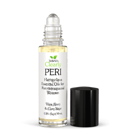 PERI Essential Oil Roll-On for Women | Natural Perimenopause Aromatherapy Blend for Balance, Mood, Drive and Energy with Vitex Berry