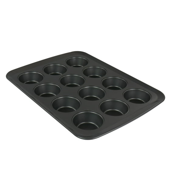 Gibson 12-Cup Baker's Friend nonstick Steel Muffin Pan