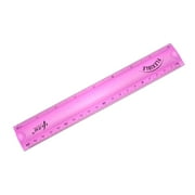 Unique Bargains Flexible Straight Ruler 20cm 8 inches Double Scale Plastic Ruler Measuring Tool