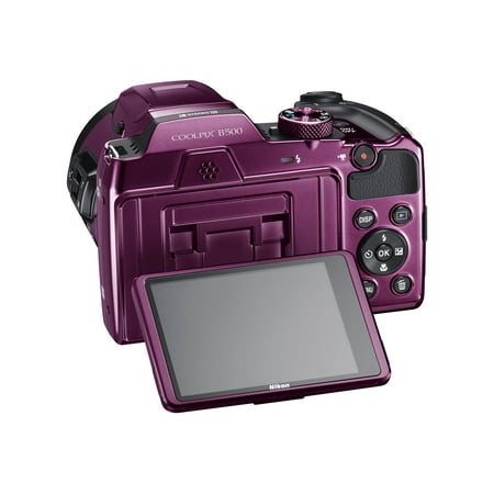 Nikon - COOLPIX B500 16.0-Megapixel Digital Camera - Plum