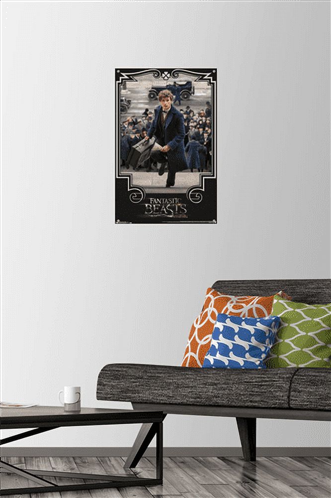 Fantastic Beasts And Where To Find Them - Newt Steps Wall Poster with Push Pins, 14.725" x 22.375"