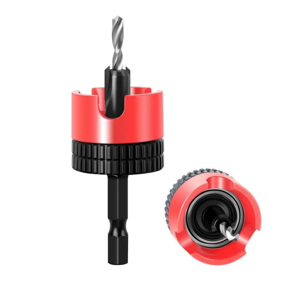 5PCS Countersink Drill Bit Set Steel Adjustable Depth Stop Hex Shank Varied Sizes 2.8 to 4x8mm Woodworking Tools