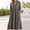 Womens dresses summer-Gray, variant on Guieoi Womens Dresses Plus Size 2026 New Trendy Summer V-Neck Cotton-Linen Loose-Fit Pocketed Three-Quarter Sleeve Long Maxi Dress Green M