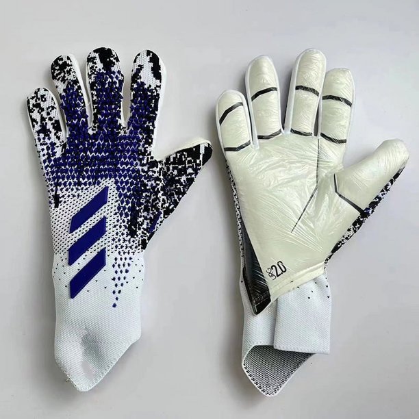 Guantes de fútbol con protección para los dedos, transpirables, resistentes al desgaste, gruesos, para adultos y niños, guantes deportivos para portero de fútbol