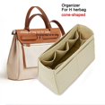 thumbnail image 2 of Organizador de color personalizado para H Herbag PM 31 MM 39 bolsas de inserción, organizador de maquillaje, bolso de mano para mujer, forro de cosméticos, moldeador, 2 of 5