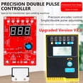 thumbnail image 4 of "Double Pulse Spot Welder Controller Board 100A - Digital Display for Current/Time, DIY Welding Kit with Power-Off Memory & Foot Pedal Anti-Shake, 220V Transformer Compatible", 4 of 6