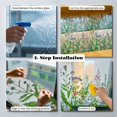 thumbnail image 6 of Charming Floral Bouquet Window Stickers! Reusable Peel-and-Stick Flower Window Clings & Decals - Perfect Spring & Summer Glass Window Decor for Fun Vibes, 6 of 6