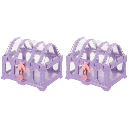 Set of 2 Velvet Treasure Chest Pirate Theme Party Prop Child