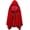 Red (black border), variant on Halloween red hooded cape for women, lace-trimmed cape, stage short style
