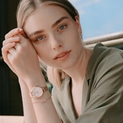 Victoria Hyde Woman Watch 3D sculpture 32mm Rose Gold, Daisy