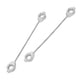 thumbnail image 1 of Par de cables de freno de elevación de cubierta 946 0970 de repuesto para Cub Cadet RZT17 RZT22 RZT42 RZT50, 1 of 8