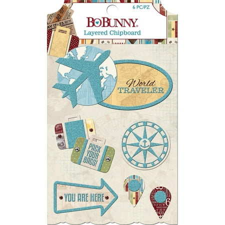 - World Traveler Adhesive Layered Chipboard-
