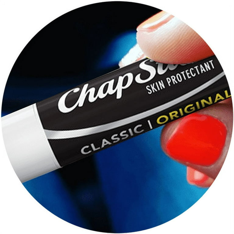 ChapStick SPF Lip Balm, Skin Protectant Classic Original - 3 CT
