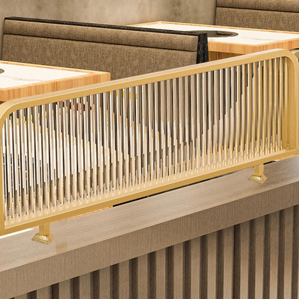Restaurant Decorative Partitions, 39.4x11.8in Commercial Dining Area Dividers(B)